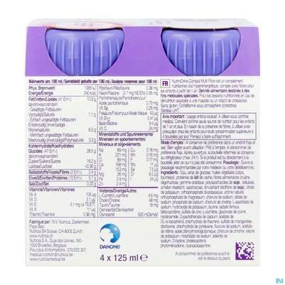 Nutrini/drink Flasche Comp Multifibre 125ml Erdbeere 4st, A-Nr.: 5857627 - 04