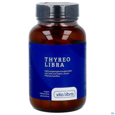 Sie sehen eine Packung Vita Libra Kapseln Thyreolibra 60st, Produktbild: 03 Vita Libra Kapseln Thyreolibra 60st, A-Nr.: 5905177 - 03