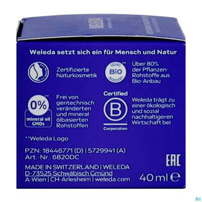 Weleda Blauer Enzian +edelweiss Festigende Tagespflege 40ml, A-Nr.: 5729941 - 08