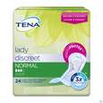 Sie sehen eine Packung Inkontinenz Tena Discreet Einlage Normal 760486 24st, Produktbild: 02 Inkontinenz Tena Discreet Einlage Normal 760486 24st, A-Nr.: 4596314 - 02