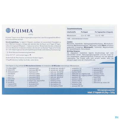 Kijimea Kapseln Hypo 27st, A-Nr.: 5916040 - 03