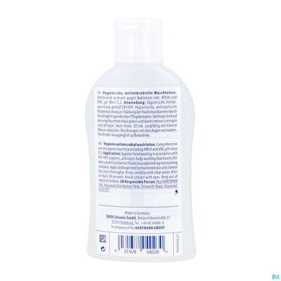 Sie sehen eine Packung Stellisept Med Antimikrob.waschlotion -hartmann 100ml, Produktbild: 05 Stellisept Med Antimikrob.waschlotion -hartmann 100ml, A-Nr.: 3699199 - 05