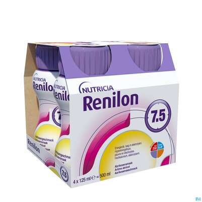 Renilon 125ml Vitalflasche 7.5 Aprikose 4st, A-Nr.: 4119749 - 05