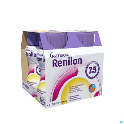 Renilon 125ml Vitalflasche 7.5 Aprikose 4st, A-Nr.: 4119749 - 04