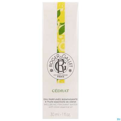 Roger&amp;gallet Cédrat Duftendes Wohlfühl-wasser 30ml, A-Nr.: 5668837 - 04