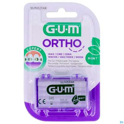 Zahnpflege Gum Orthodontisches Wachs Minzgeschmack Nr 724 1st, A-Nr.: 5632101 - 02