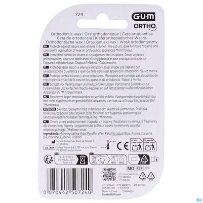Zahnpflege Gum Orthodont Wachs Klar 723 1st, A-Nr.: 3115815 - 05