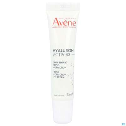 Sie sehen eine Packung Avene Hyaluron Activ B3 Augencreme 15ml, Produktbild: 12 Avene Hyaluron Activ B3 Augencreme 15ml, A-Nr.: 5693410 - 12
