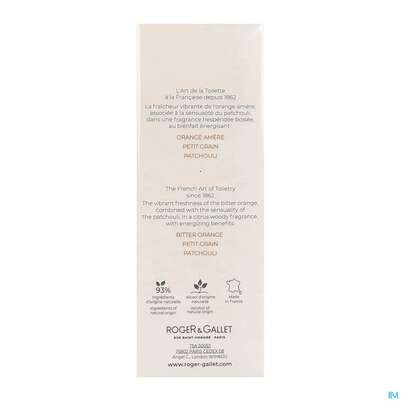 Roger&amp;gallet Bois D'orange Duftendes Wohlfühl-wasser 100ml, A-Nr.: 5668889 - 09