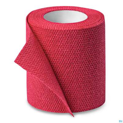 Elastische Binden Idealast/haft Kohaesiv/color Rot 4mx 6cm 1st, A-Nr.: 4174636 - 06