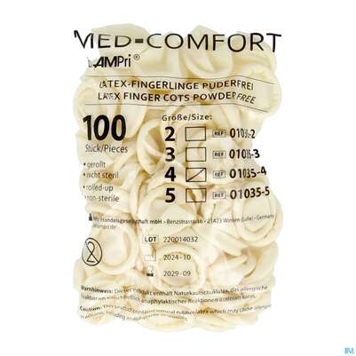 Fingerlinge Kondom Gr 4 100st, A-Nr.: 1512618 - 01