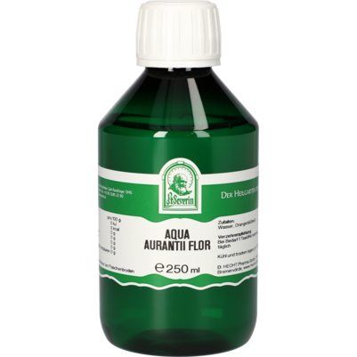 Sie sehen eine Packung AQUA AURANTII FLOR 250 ML, Produktbild: 01 AQUA AURANTII FLOR 250 ML, A-Nr.: 5061199 - 01