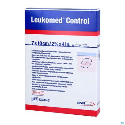 Wundverband Leukomed/control Transparent 7x10cm 7323001 10st, A-Nr.: 4387562 - 03