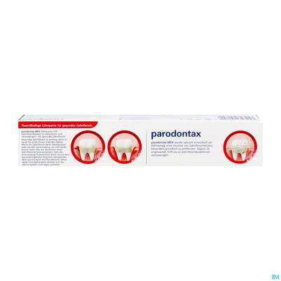 Sie sehen eine Packung Zahnpaste Parodontax Med Creme Neu 75ml, Produktbild: 03 Zahnpaste Parodontax Med Creme Neu 75ml, A-Nr.: 5843418 - 03
