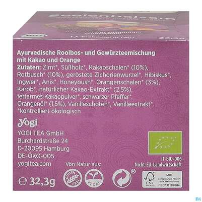 Yogi Tea Bio Seelenbalsam 17st, A-Nr.: 5750119 - 06