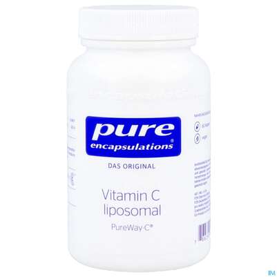 Sie sehen eine Packung Vitamin C Kapseln Liposomal Pure Encapsulations Lvc6a 60st, Produktbild: 01 Vitamin C Kapseln Liposomal Pure Encapsulations Lvc6a 60st, A-Nr.: 5890145 - 01