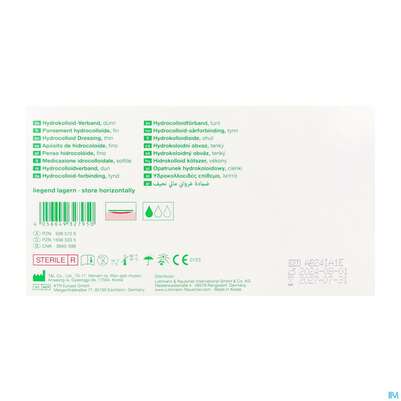 Suprasorb H Hydrokolloid-verband Duenn 5x10cm 10st, A-Nr.: 5095100 - 04