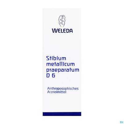 Stibium/met.praep. -weleda Trituration D 6 20g, A-Nr.: 0896226 - 01