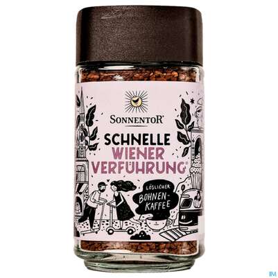 Sonnentor Kaffee/bio Instant Wiener Verfuehrung 01096 100g, A-Nr.: 5744627 - 02