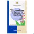 Sie sehen eine Packung Sonnentor Aufgussbeutel/bio Thymian-holunder-salbei 02337 18st, Produktbild: 01 Sonnentor Aufgussbeutel/bio Thymian-holunder-salbei 02337 18st, A-Nr.: 5913159 - 01