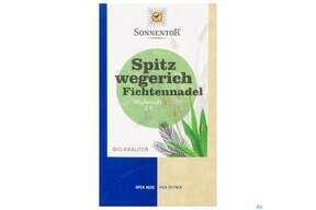 Sonnentor Aufgussbeutel/bio Spitzwegerich -fichtennadel 02338 18st, A-Nr.: 5913136 - 01