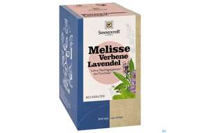 Sonnentor Aufgussbeutel/bio Melisse-verbene-lavendel 02336 18st, A-Nr.: 5913076 - 01
