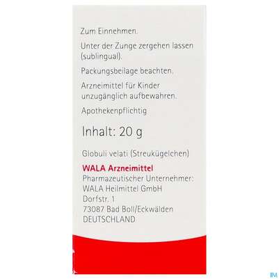 Sie sehen eine Packung Silicea Comp Wala Globuli Velati 20g, Produktbild: 05 Silicea Comp Wala Globuli Velati 20g, A-Nr.: 4482935 - 05
