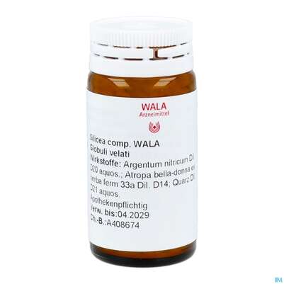 Sie sehen eine Packung Silicea Comp Wala Globuli Velati 20g, Produktbild: 08 Silicea Comp Wala Globuli Velati 20g, A-Nr.: 4482935 - 08