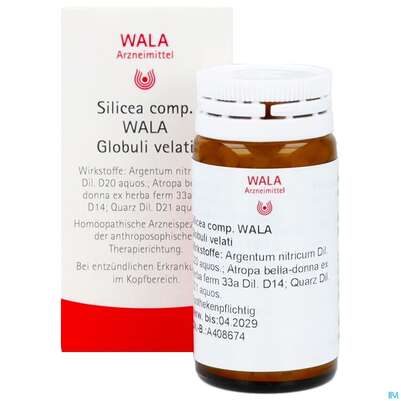 Sie sehen eine Packung Silicea Comp Wala Globuli Velati 20g, Produktbild: 09 Silicea Comp Wala Globuli Velati 20g, A-Nr.: 4482935 - 09