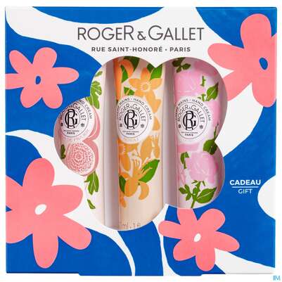 Roger &amp; Gallet Hand/creme Trio Relaxing Fleur De Fig +neroli +rose 1pk, A-Nr.: 5954017 - 01