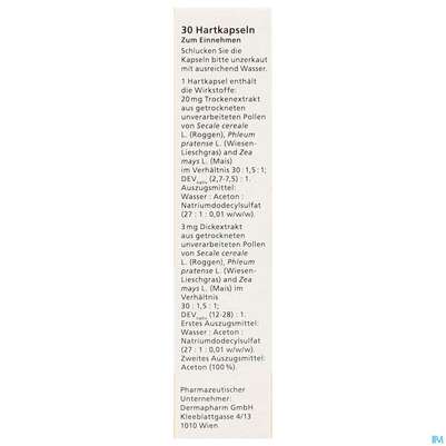 Sie sehen eine Packung Pollstimol Kapseln 30st, Produktbild: 05 Pollstimol Kapseln 30st, A-Nr.: 5520974 - 05