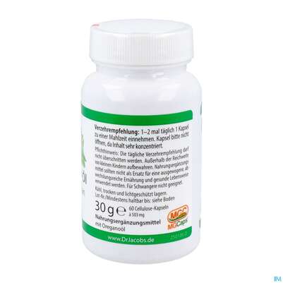 Oregano Oel Kapseln Vegan Dr.jacobs 60st, A-Nr.: 5642370 - 06