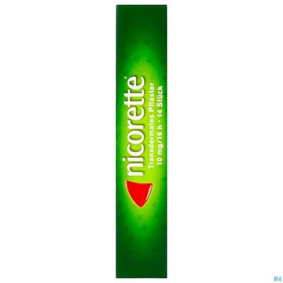 Nicorette Transdermales Pflaster 10mg/16h 14st, A-Nr.: 3537410 - 07