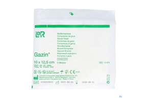 Mullkompressen Gazin Baumw.17faedig Steril 16fach 12,5x10cm 5st, A-Nr.: 2570167 - 01