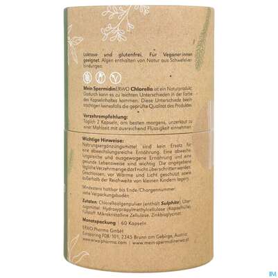 Mein Spermidinerwo Chlorella Kapseln 60st, A-Nr.: 5884251 - 05
