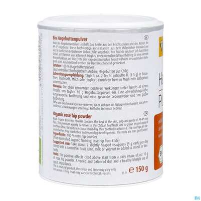 Hagebutten Pulver Bio Raab 150g, A-Nr.: 5870438 - 06