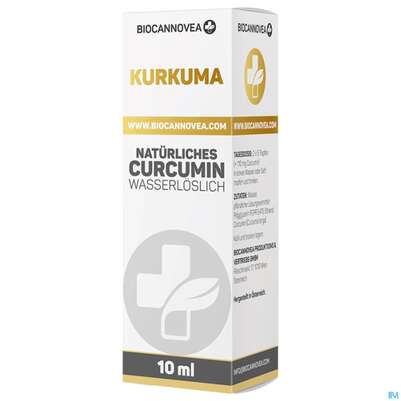 Curcumin Wasserloeslich Rein Pflanzlich Biocannovea 10ml, A-Nr.: 5419749 - 02