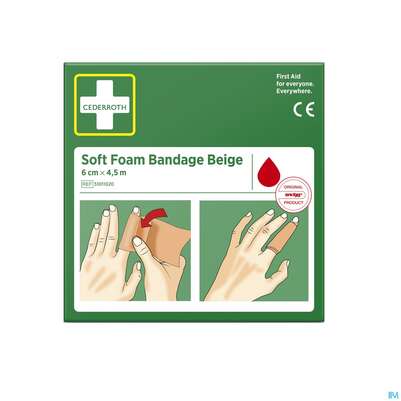 Sie sehen eine Packung Cederroth Snoegg Pflasterverband Selbsthaftend Latexfrei Rolle Beige 6x 450cm 1st, Produktbild: 01 Cederroth Snoegg Pflasterverband Selbsthaftend Latexfrei Rolle Beige 6x 450cm 1st, A-Nr.: 5692528 - 01