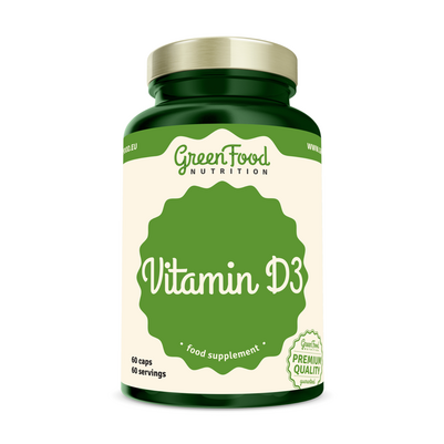 GreenFood Nutrition Vitamin D3 60 Kapseln, A-Nr.: 5634270 - 01