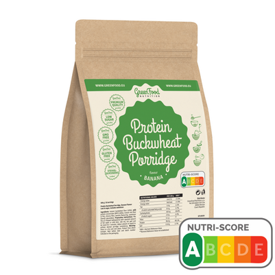 GreenFood Nutrition Protein-Buchweizenbrei 500g Banane, A-Nr.: 5833615 - 01