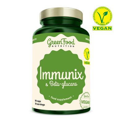 GreenFood Nutrition Immunix &amp; Beta-Glucane 90 Kapseln, A-Nr.: 5634672 - 01