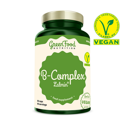 GreenFood Nutrition B-KOMPLEX Lalmin® 60 Kapseln, A-Nr.: 5634011 - 01
