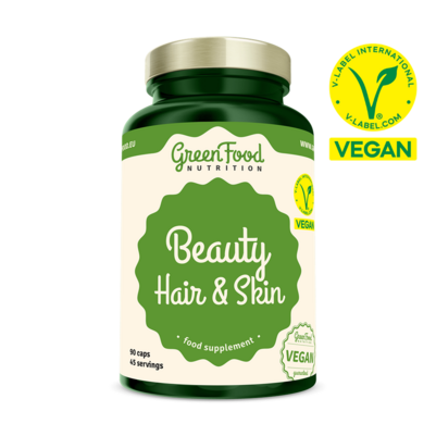 GreenFood Nutrition Beauty Hair &amp; Skin 90 Kapseln, A-Nr.: 6004128 - 01