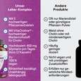 Sie sehen eine Packung R(h)ein Nutrition Leber-Komplex Mariendistel + Artischocke Kapseln hochdosiert, Produktbild: 08 R(h)ein Nutrition Leber-Komplex Mariendistel + Artischocke Kapseln hochdosiert, A-Nr.: 5987181 - 08