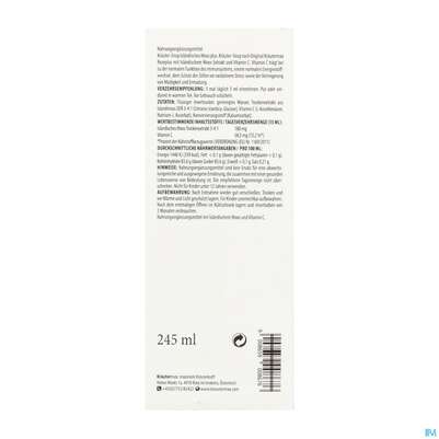 Islaendisch Moos Hustensirup +vitamin C Gelatine+fructosefrei 245ml, A-Nr.: 5673258 - 04