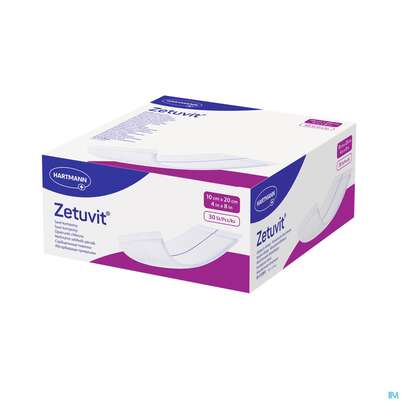 Sie sehen eine Packung Saugkompresse Zetuvit Unsteril 10x 20cm 30st, Produktbild: 03 Saugkompresse Zetuvit Unsteril 10x 20cm 30st, A-Nr.: 1166530 - 03