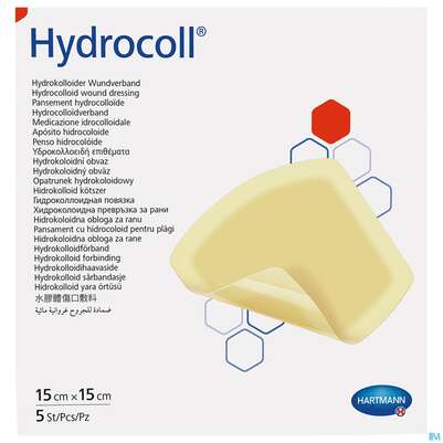 Wundverband Hydrocoll 15x 15cm 5st, A-Nr.: 1526247 - 01