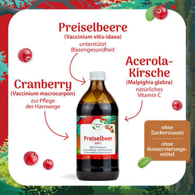 PREISELBEER SAFT CAESARO 500 ML, A-Nr.: 4621851 - 02