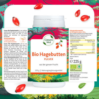 Hagebuttenpulver Caesaro Med 225 g, A-Nr.: 3148298 - 04