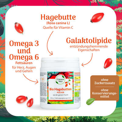 Hagebuttenpulver Caesaro Med 400 g, A-Nr.: 3148306 - 02